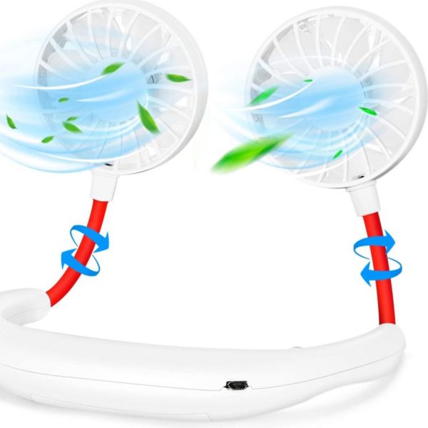 FocusFit® Portable Rechargeable Fan Hands-Free Neck 2000mAh - Image 16