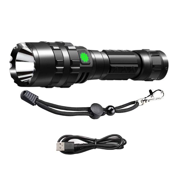 FocusOutdoor® Long-Range LED Flashlight Rechargeable Shockproof - Image 2