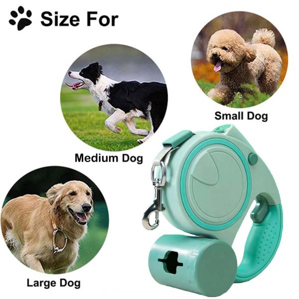 FocusPet® Reflective Retractable Leash Dogs LED Ergonomic - Image 4