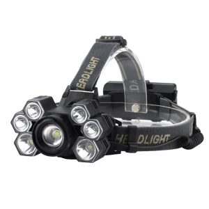 Aluminium Headlamp with Rechargeable Battery: 1500LM