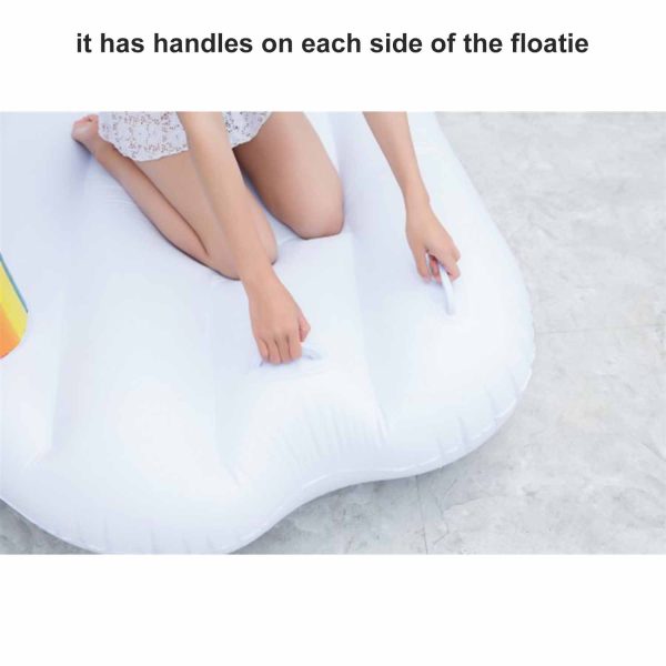 FocusOutdoor® Daybed Pool Float Rainbow Cloud Ultimate Fun - Image 3