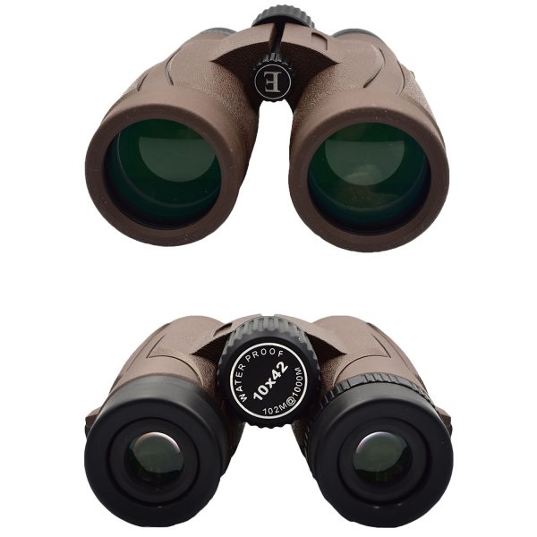 HD Portable Binoculars 10X42 with Bak 4 FMC Green Film - Image 18