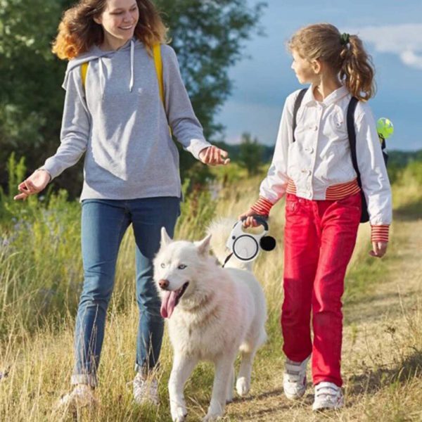 FocusPet® Reflective Retractable Leash Dogs LED Ergonomic - Image 13