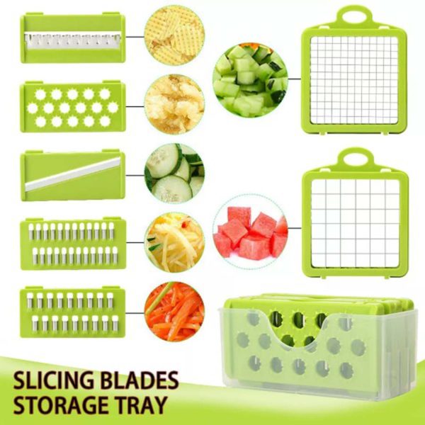 MyKitchen® 12 in 1 Vegetable Chopper - Image 7