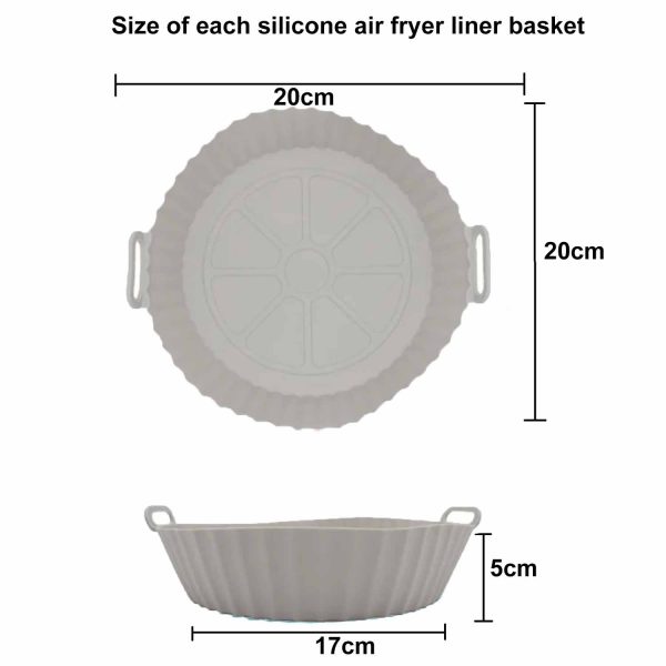 Silicone Air Fryer Liner Basket - Image 9