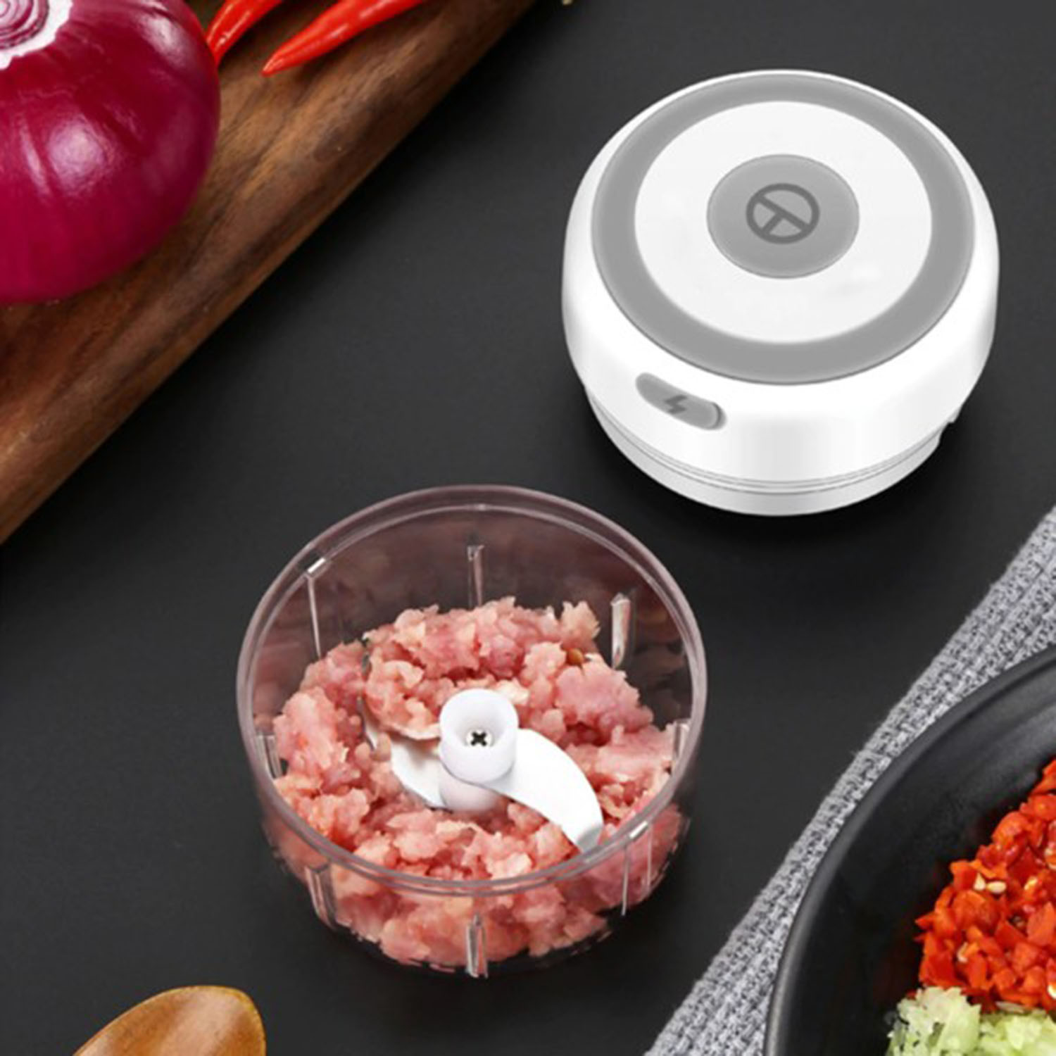 MyKitchen® Wireless 100ml Electric Vegetable Chopper - Image 8