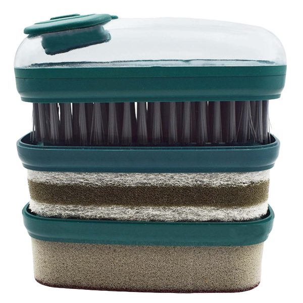 MyKitchen® Soap Dispenser with Sponges and Brush - Image 9