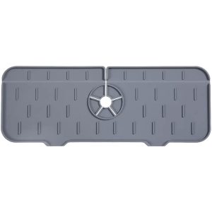 Silicone Sink Faucet Mat for Kitchen and Bathroom Essentials