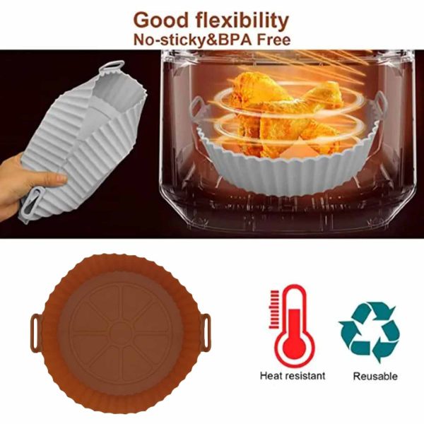 Silicone Air Fryer Liner Basket - Image 10