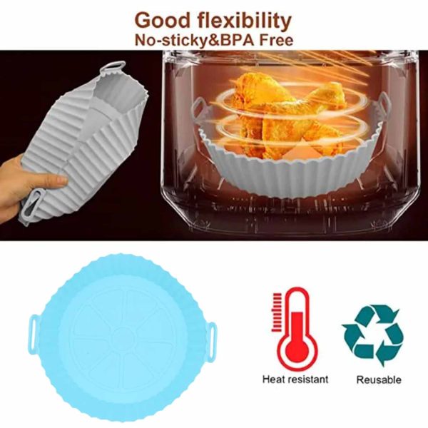 Silicone Air Fryer Liner Basket - Image 11