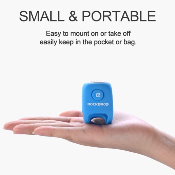 Rockbros Rainproof Electric Cycling Bell - Image 6