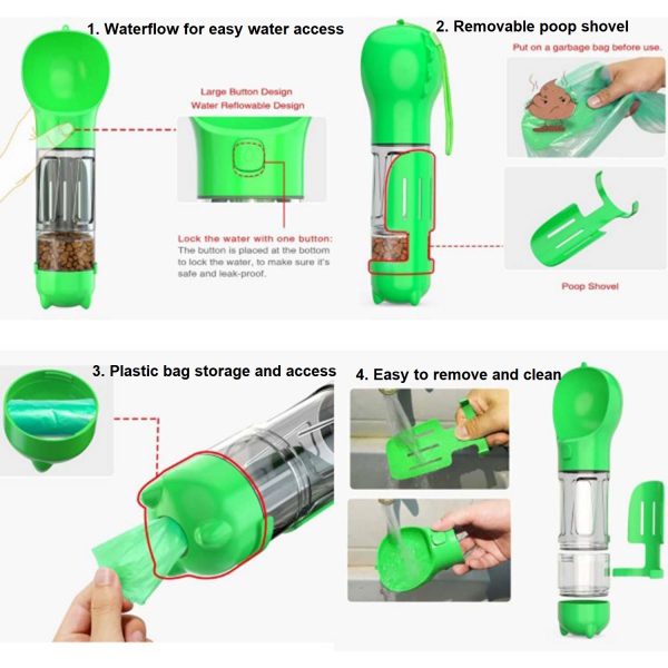 FocusPet® Portable Water Bottle: 4-in-1 Leakproof & Lightweight - Image 8