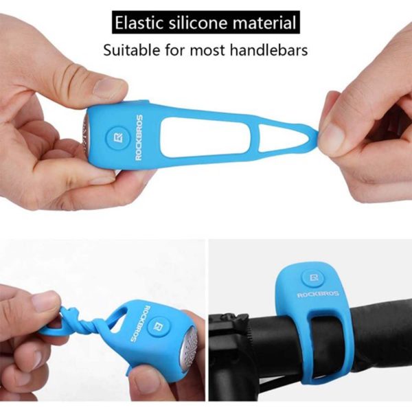 Rockbros Rainproof Electric Cycling Bell - Image 10