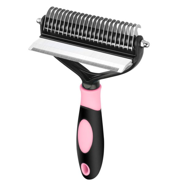 FocusPet® De-Shedding Comb and De-Matting Grooming 2-in-1 - Image 2