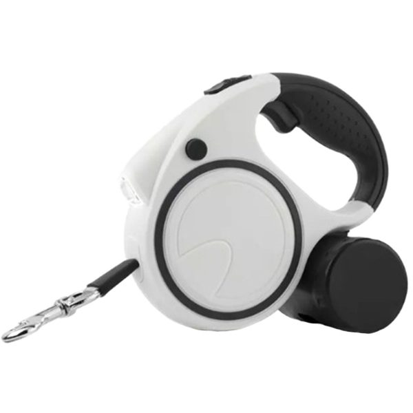 Reflective LED Retractable Dog Leash with Ergonomic Design