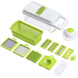 Vegetable Chopper for Versatile and Quick Kitchen Prep: 12 in 1