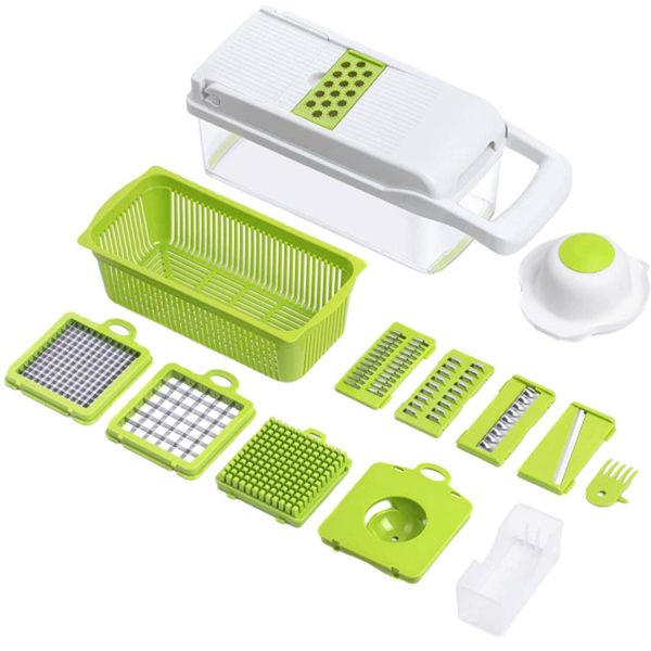 Vegetable Chopper for Versatile and Quick Kitchen Prep: 12 in 1