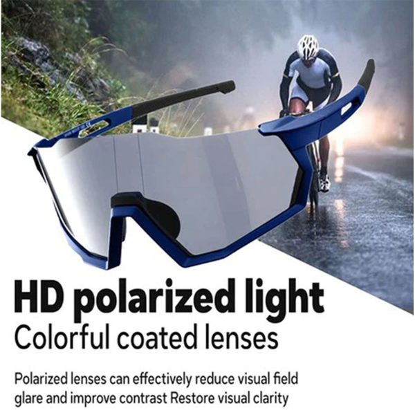 RockBros Polarized Cycling Glasses: 3 Lenses - Image 11