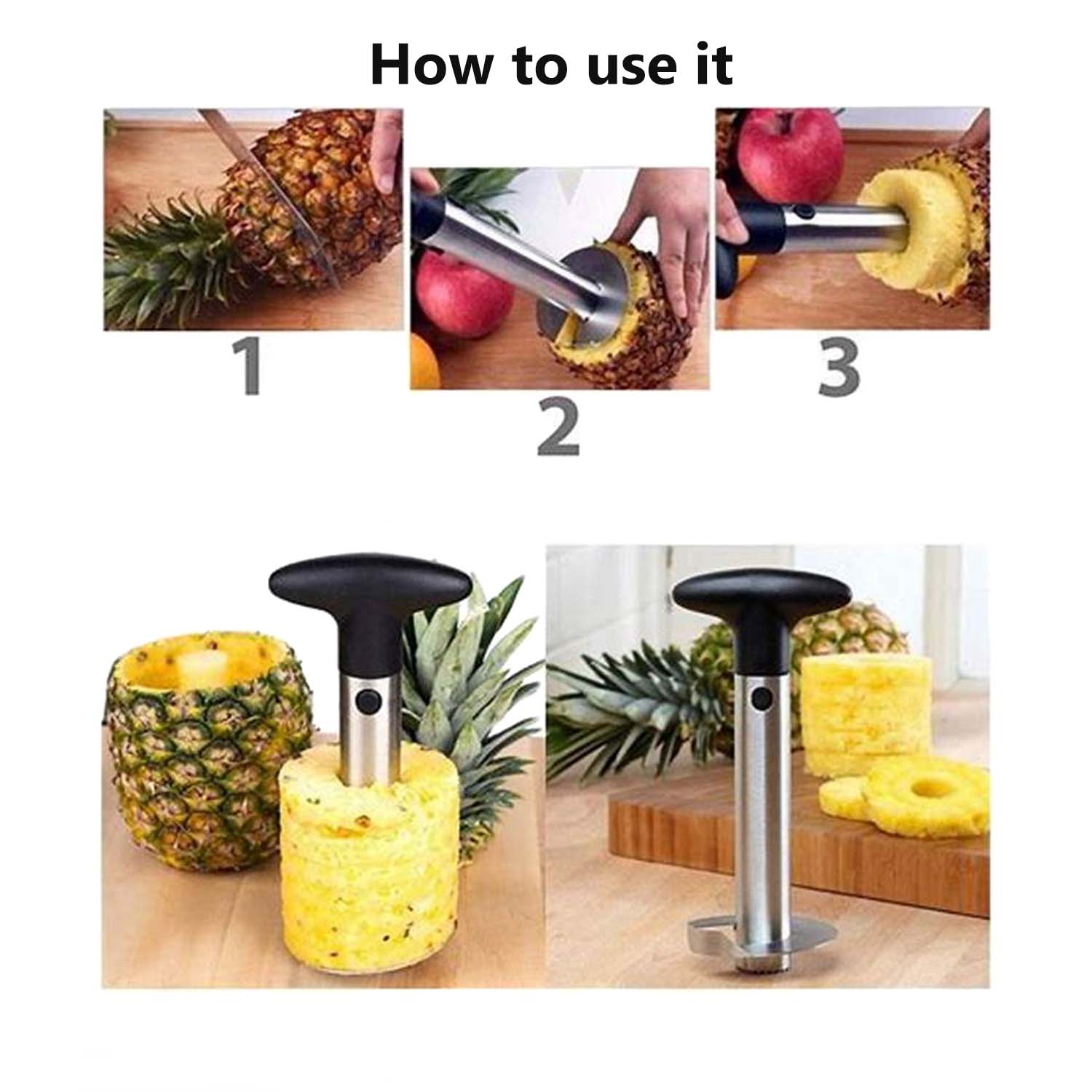 MyKitchen® 3 in 1 Pineapple Peeler - Image 9