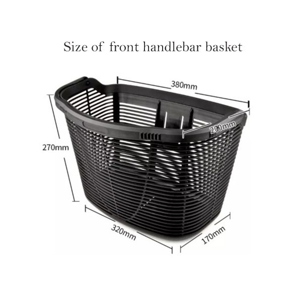 FocusFit® Front Handlebar Basket Versatile Quick Release 30L - Image 10
