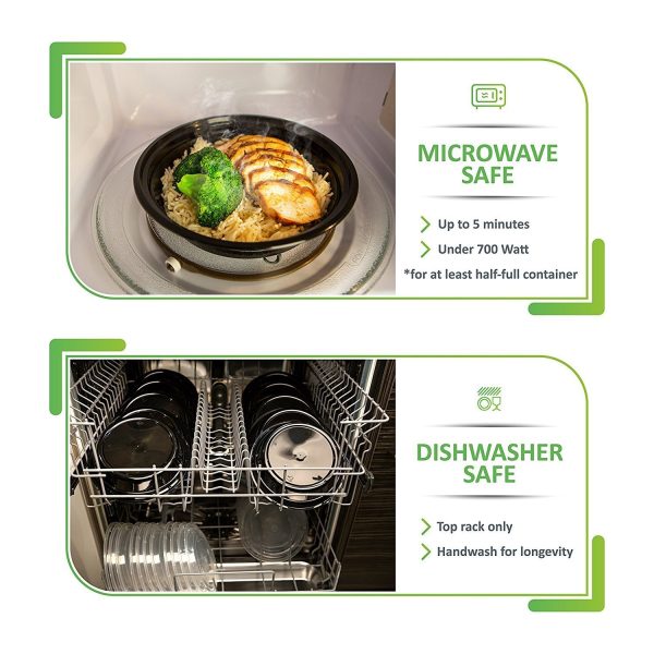 MyKitchen® Round Meal Prep Container Set - Image 2