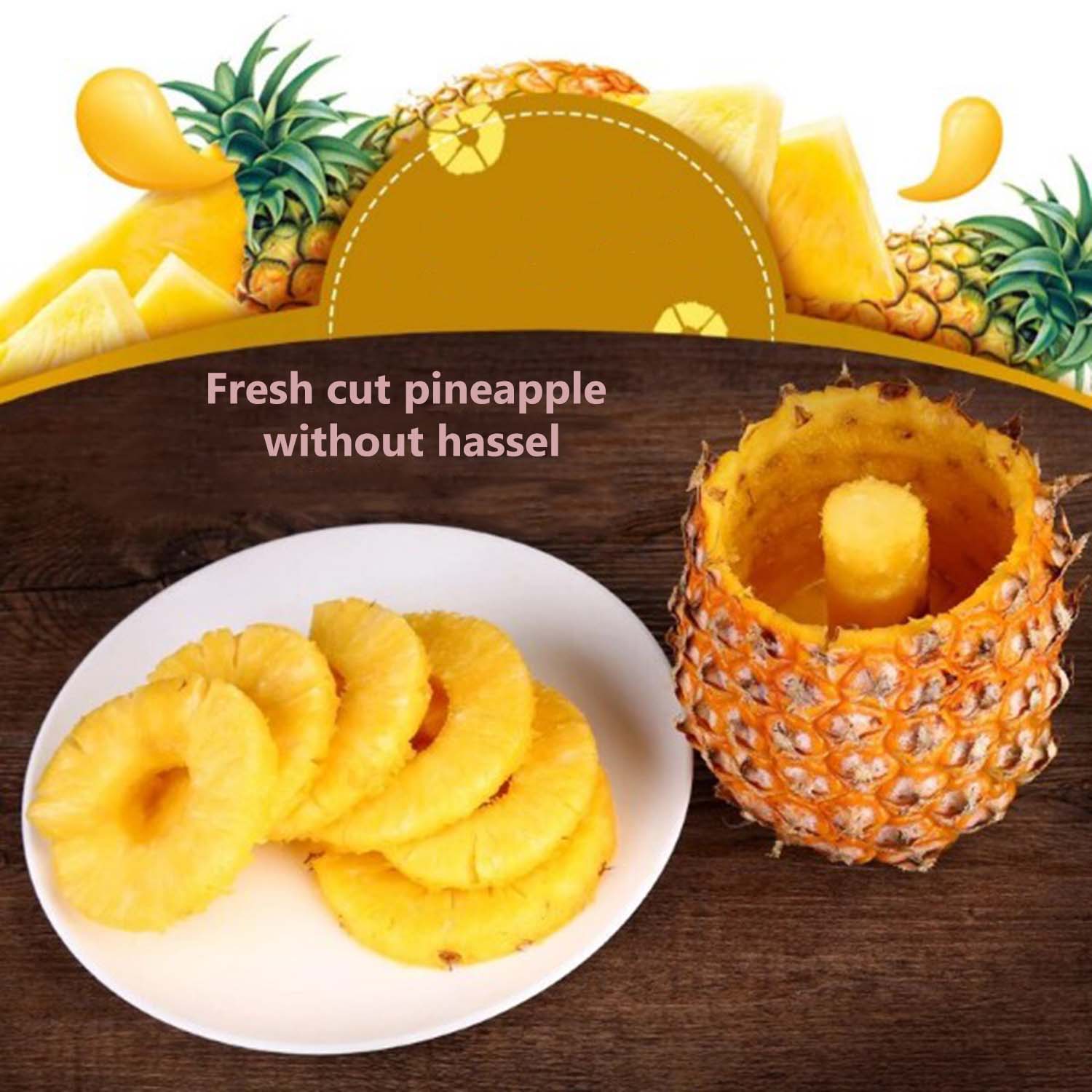 MyKitchen® 3 in 1 Pineapple Peeler - Image 2