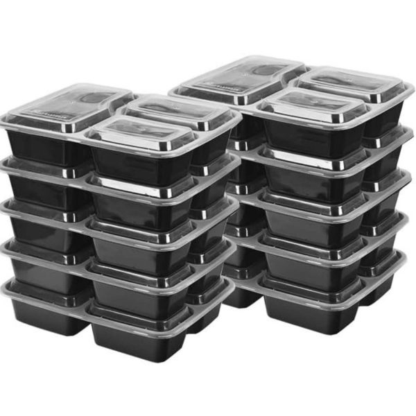 MyKitchen® 3-Compartment Meal Prep Container Set