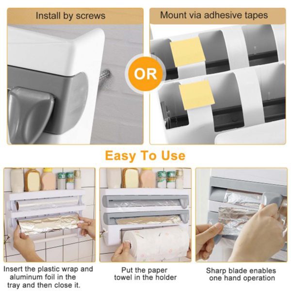 MyKitchen® 4-in-1 Paper Towel Dispenser - Image 7