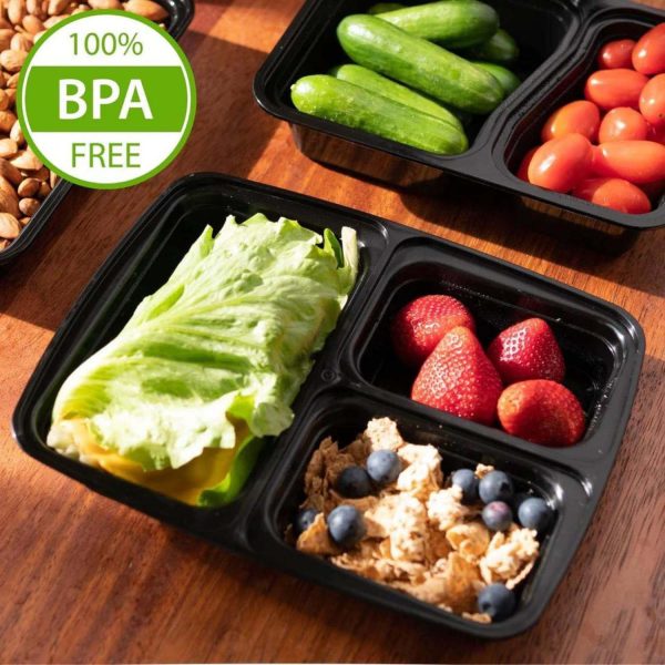 MyKitchen® 3-Compartment Meal Prep Container Set - Image 7