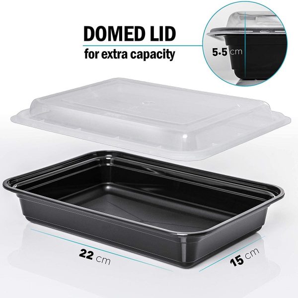 MyKitchen® Rectangular Meal Prep Container Set - Image 13