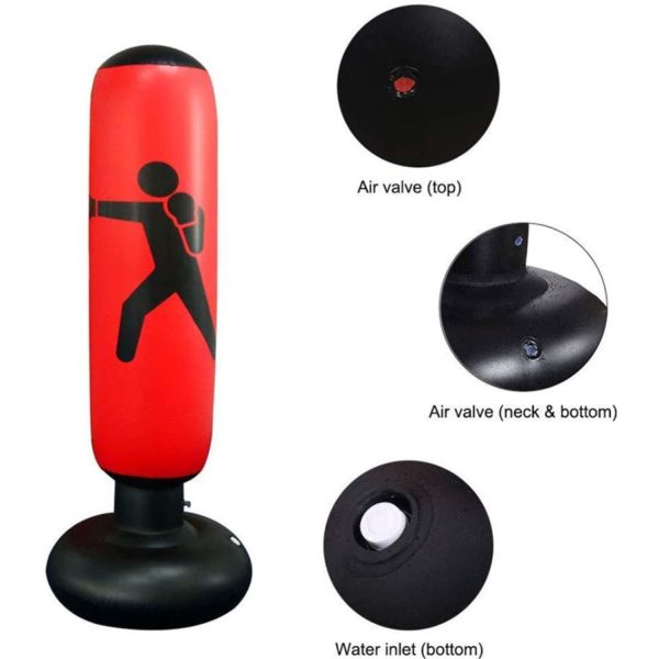 FocusToys® Free-Standing Inflatable Boxing Bag - Image 4