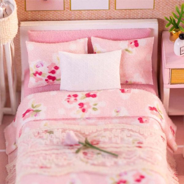FocusToys® Wooden Miniature DIY Doll House: Dream Girl Heart - Image 3