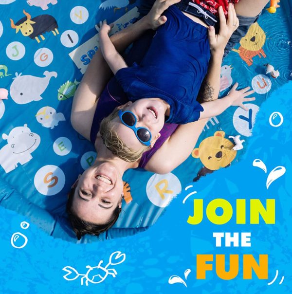 FocusToys® Inflatable Sprinkler Play Mat 170cm - Image 4
