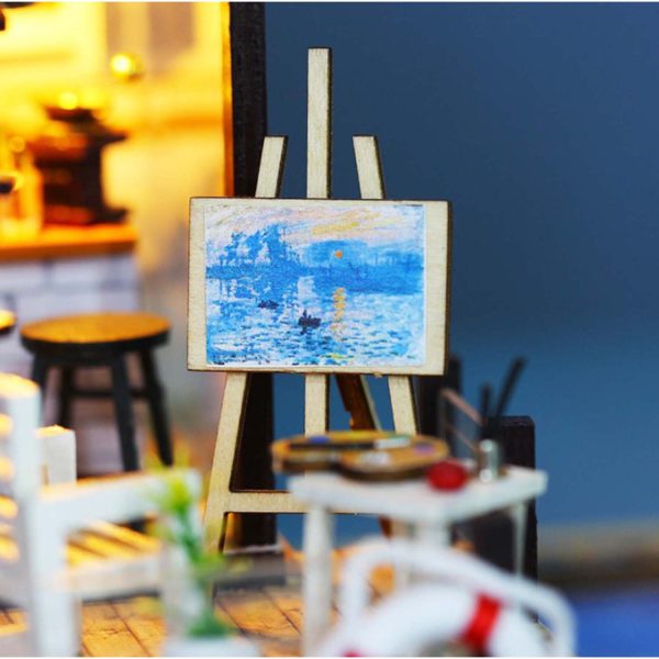 FocusToys® Miniature DIY Dollhouse Kit: Seattle Holiday - Image 6