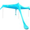 FocusOutdoor® Pop-Up Lycra Beach Tent - 4 Poles & Anchor Bags
