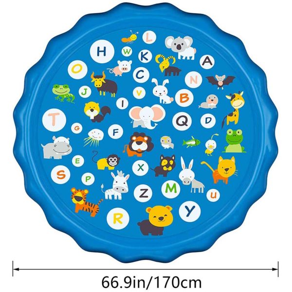 FocusToys® Inflatable Sprinkler Play Mat 170cm - Image 6