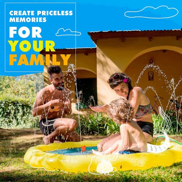 FocusToys® Inflatable Sprinkler Play Mat 170cm - Image 3