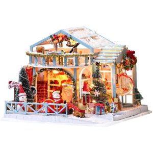 Enchanted Holiday Miniature Dollhouse Kit: Christmas Edition