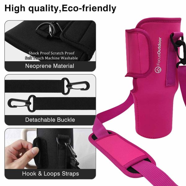 FocusOutdoor® Quencher Tumbler Sleeve with Strap - Image 6