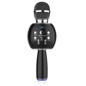 FocusToys® Wireless Kids Karaoke Bluetooth Mic with LED Light