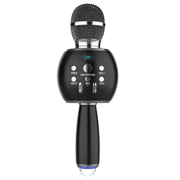 FocusToys® Wireless Kids Karaoke Bluetooth Mic with LED Light