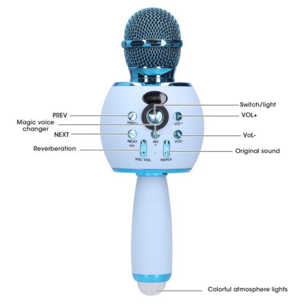 FocusToys® Karaoke Mic with LED Light - Image 6