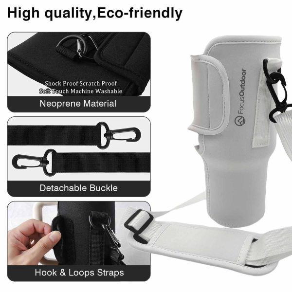 FocusOutdoor® Quencher Tumbler Sleeve with Strap - Image 7