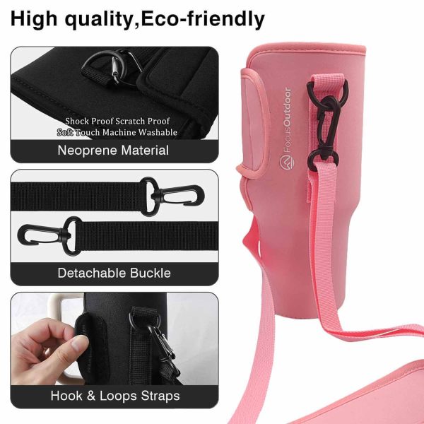 FocusOutdoor® Quencher Tumbler Sleeve with Strap - Image 9