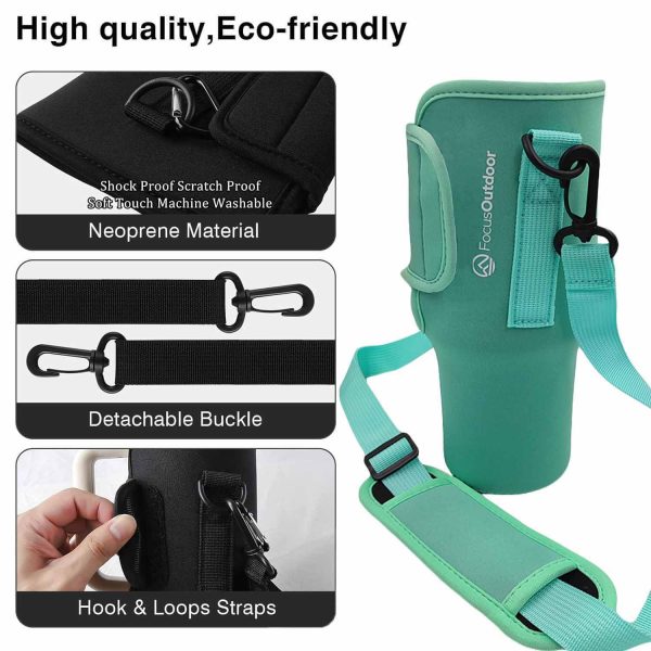 FocusOutdoor® Quencher Tumbler Sleeve with Strap - Image 10