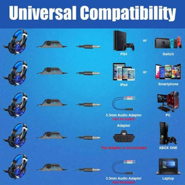 Kotion G9000 Pro Gaming Headset: Superior Audio and Mic Clarity - Image 3