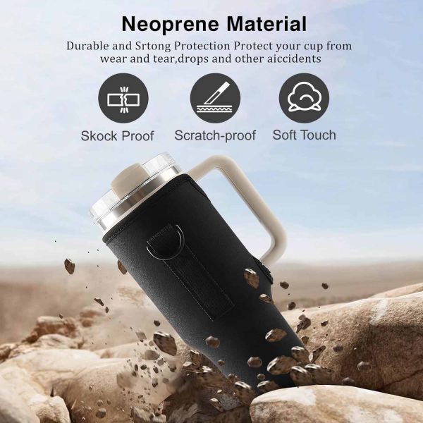 FocusOutdoor® Quencher Tumbler Sleeve with Strap - Image 4