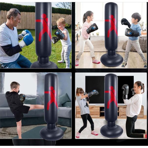 FocusToys® Free-Standing Inflatable Boxing Bag - Image 7