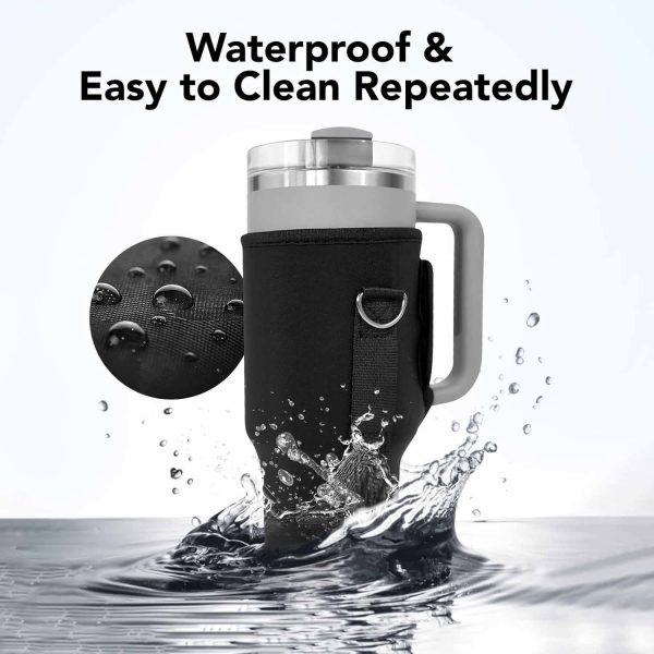 FocusOutdoor® Quencher Tumbler Sleeve with Strap - Image 5