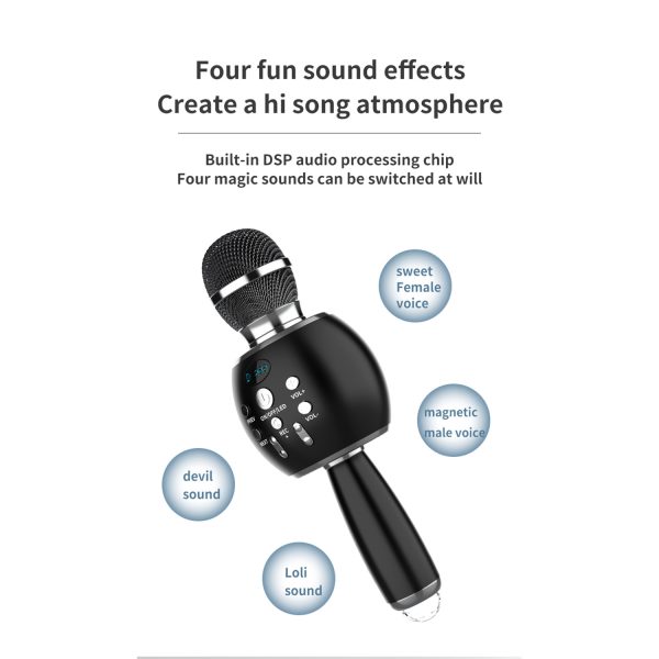 FocusToys® Karaoke Mic with LED Light - Image 5